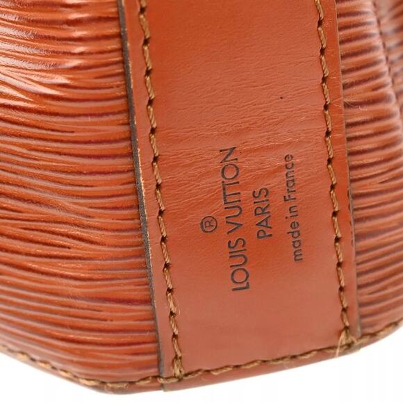 AUTHENTIC LOUIS VUITTON BROWN EPI SAC DEPAULE PM SHOULDER BAG VI0973 - Picture 8 of 9